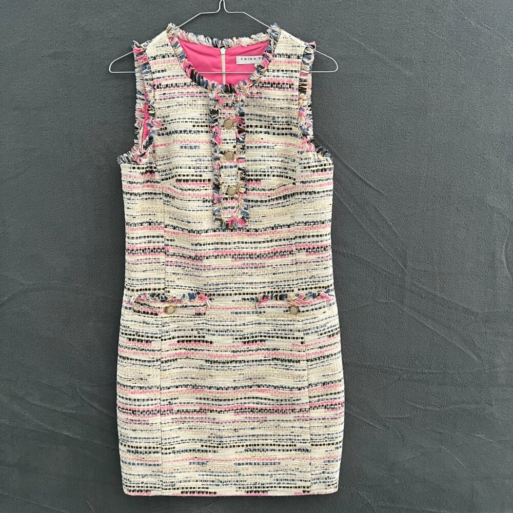 Trina Turk Tweed Sheath/ Shift Dress sz 0